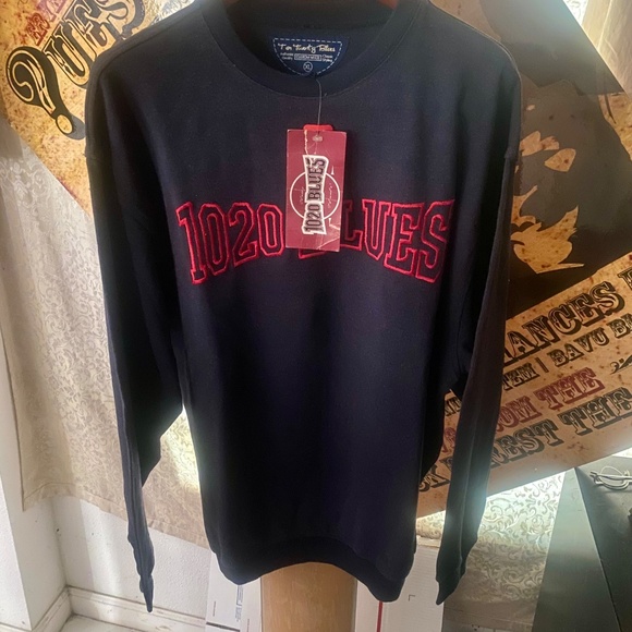 1020 Blues 90s Vintage SweatShirt Sz XL - Picture 6 of 14